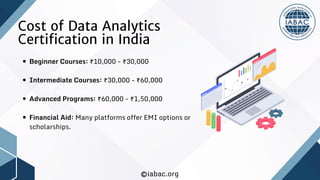 Data Analytics Certification in India | IABAC | PDF
