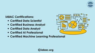 iabac.org
IABAC Certifications:
Certified Data Scientist
Certified Business Analyst
Certified Data Analyst
Certified AI Professional
Certified Machine Learning Professional
 