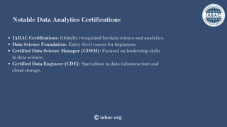Best Data analytics Courses in Pune | IABAC | PDF