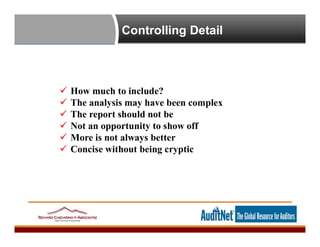 Data analytics for auditors Using the Analysis | PDF