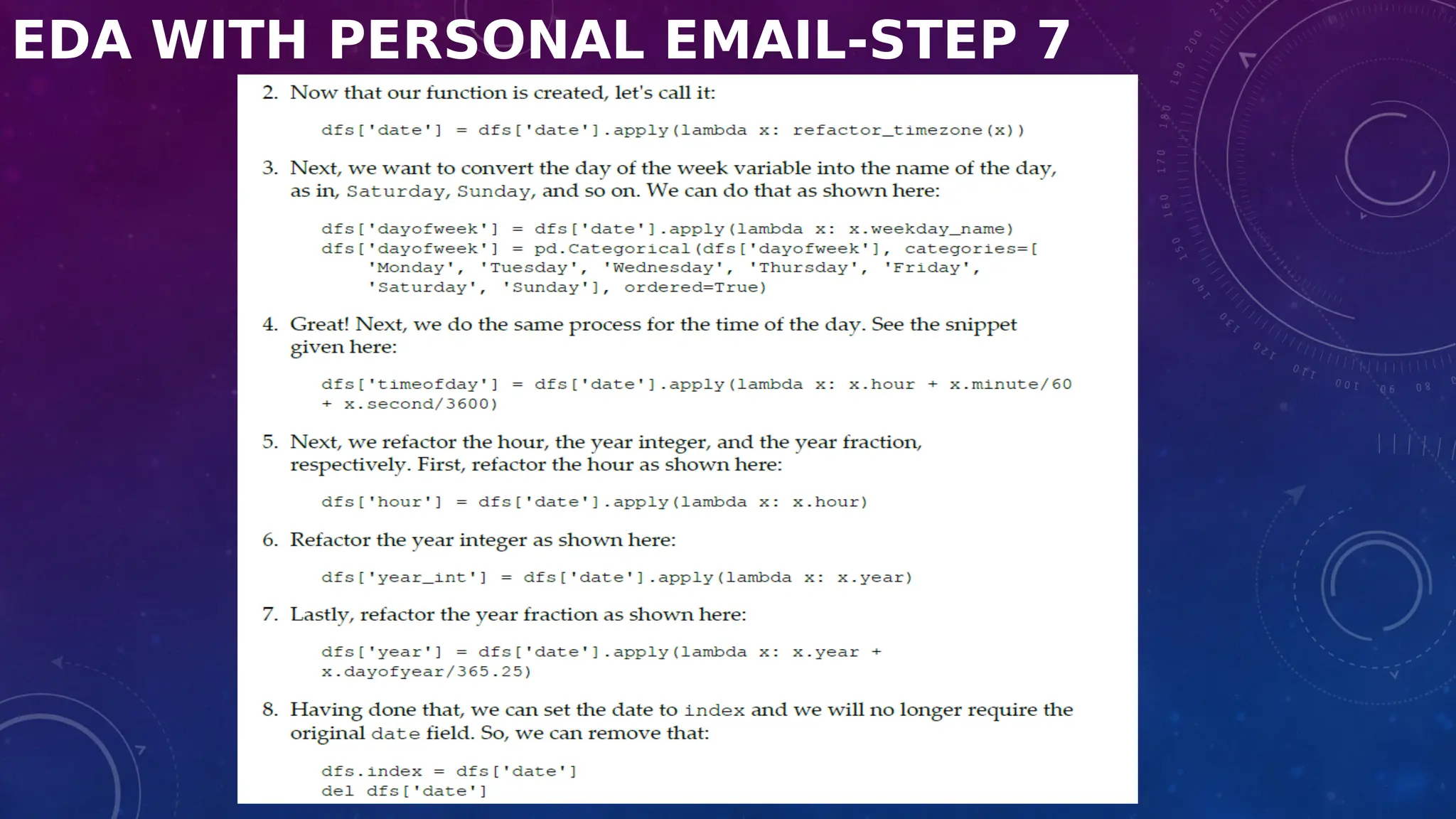EDA WITH PERSONAL EMAIL-STEP 7
 