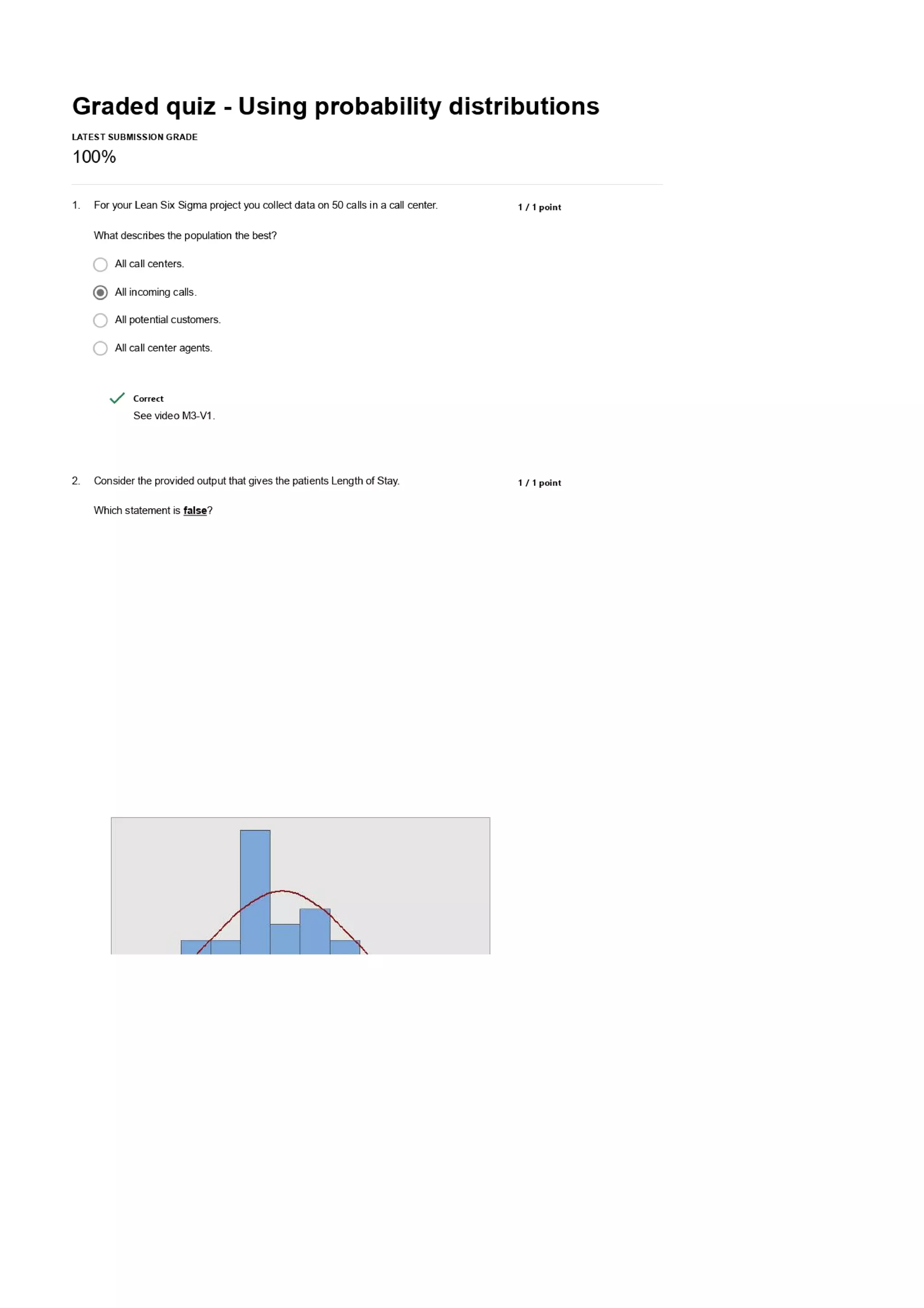 Data Analytics for Lean Six Sigma Questions and Answers