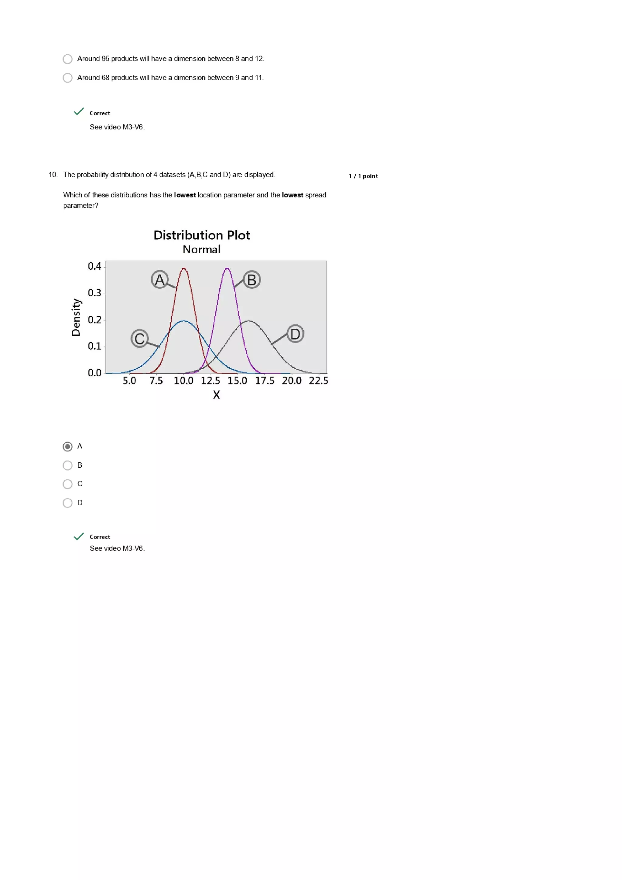 Data Analytics for Lean Six Sigma Questions and Answers