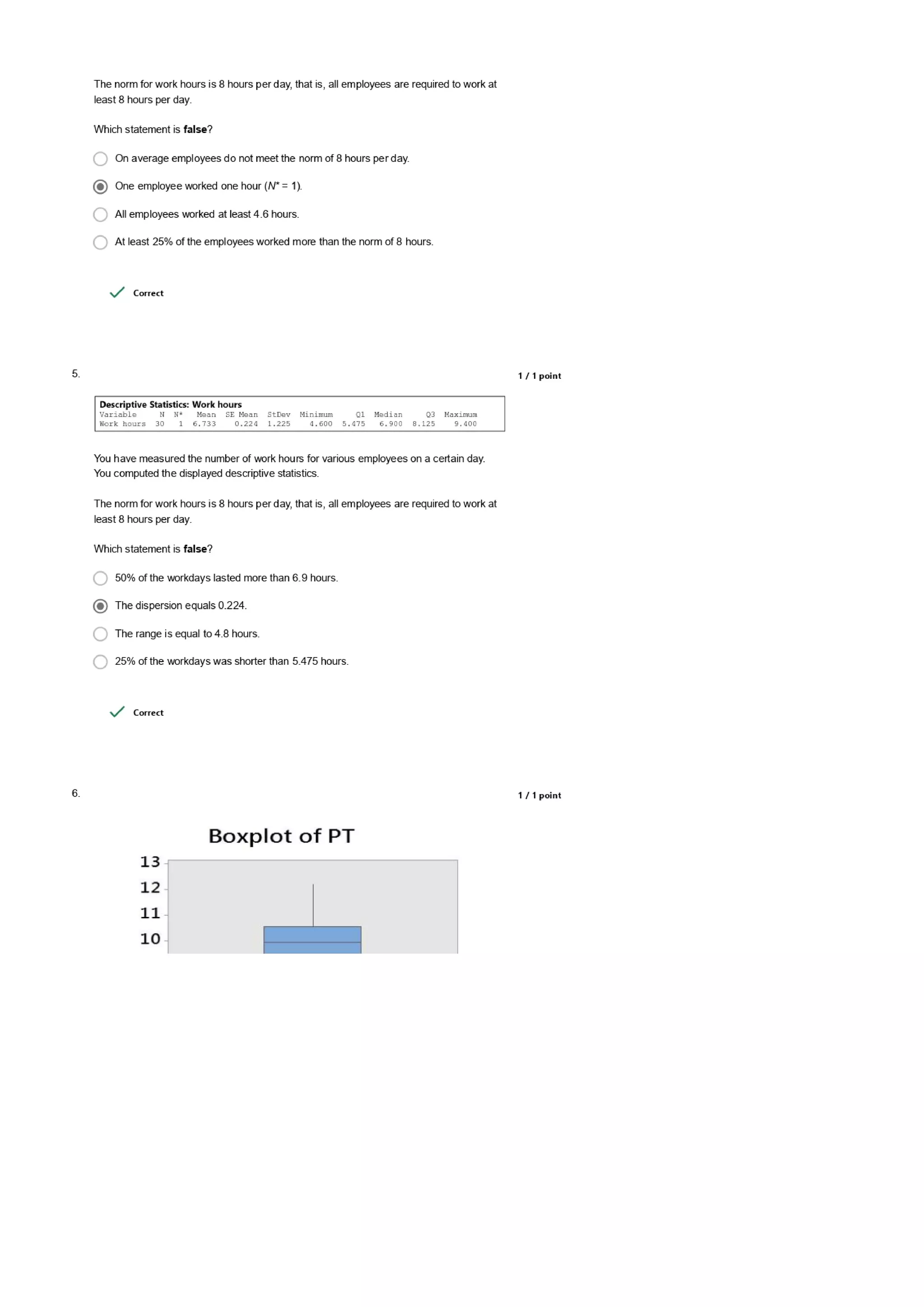 Data Analytics for Lean Six Sigma Questions and Answers