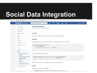Social Data Integration
 