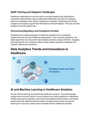 Role Of Data Analytics In Revolutionizing Healthcare | PPTX
