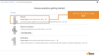 ストリーミングソースを
設定
 