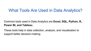 Data Analytics Guide: Process, Techniques and Career Opportunities | PDF