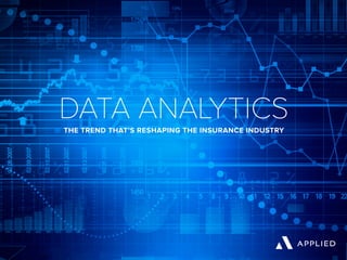 THE TREND THAT’S RESHAPING THE INSURANCE INDUSTRY
DATA ANALYTICS
 
