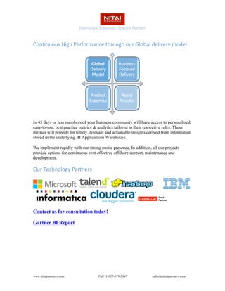 Data & analytics Solutions from Nitai Partners Inc | PDF