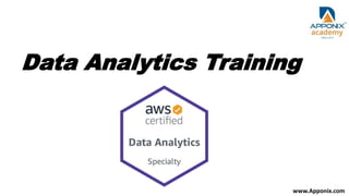 Data Analytics Training
www.Apponix.com
 