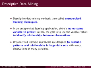 Data Analytics Descriptive, Predictive, Prescriptive Part B | PDF