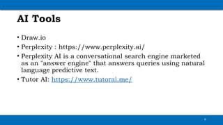Data Analytics using AI Tools for Analysis.pptx