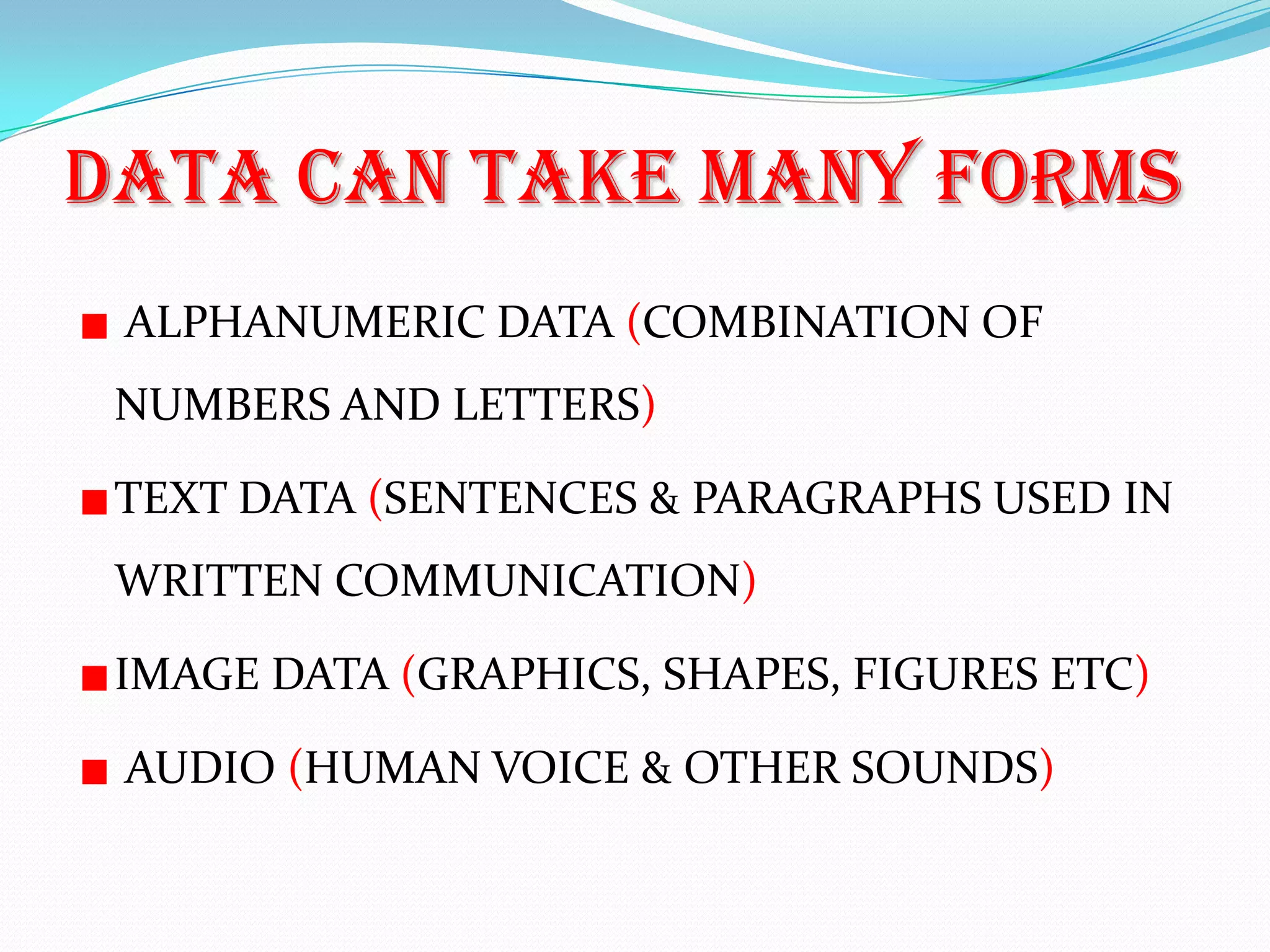 Data and information | PPTX