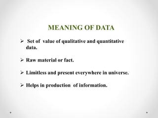 Data and Information | PPTX