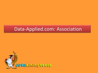  Data-Applied.com: Association 
