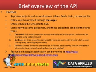 An ExampleChunkInfoentity has the following properties: