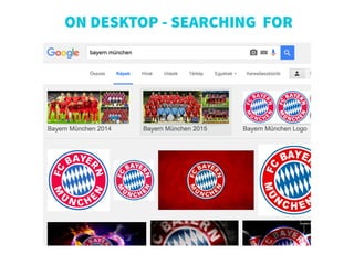 ON DESKTOP - SEARCHING FOR
 