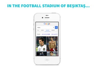 IN THE FOOTBALL STADIUM OF BEŞIKTAŞ…
 