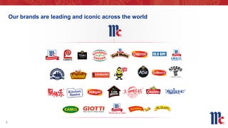 4
Our brands are leading and iconic across the world
 