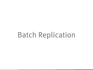 Batch Replication
 