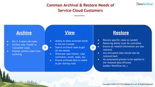WEBINAR - How Salesforce Service Cloud & DataArchiva has Helped ...