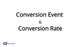 Conversion Event
&
Conversion Rate
 
