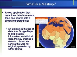 Emerging Trends in Statistical Data as a Service and Internet Mashups | PPT