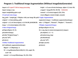 Image Augmentation Techniques and example | PPTX