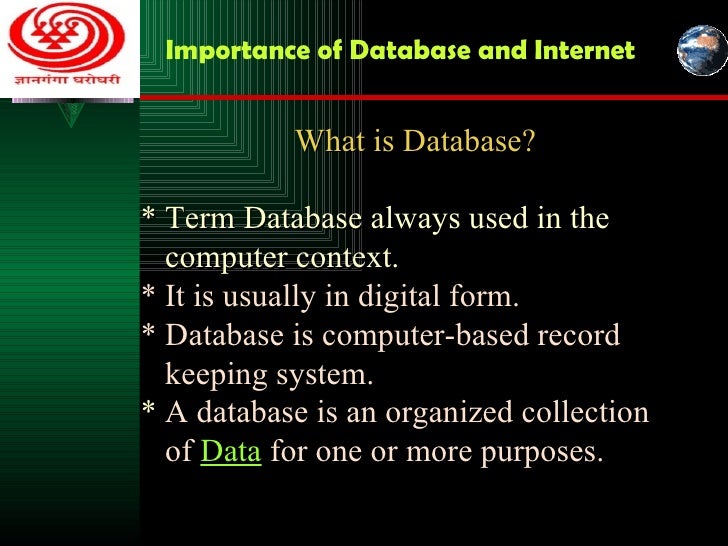 Importance of Database in Library