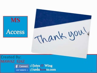 Created By:
MAWAZ EJAZ
12
 