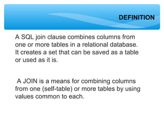 SQL Joinning.Database | PPT