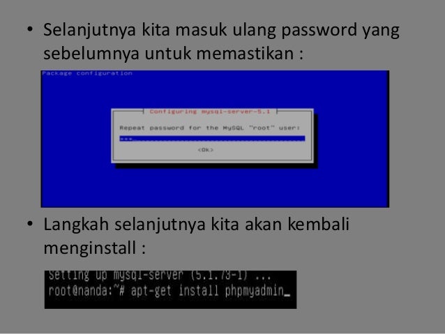 Langkah langkah membuat Database
