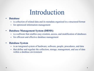 Database | PPT