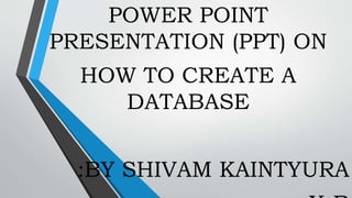 Database | PPTX