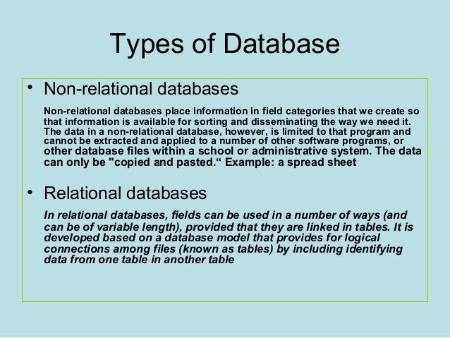 Database an introduction