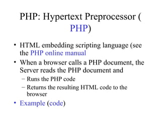 Database driven web pages | PPT
