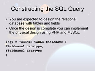 Database presentation | PPT