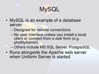 Database presentation | PPT