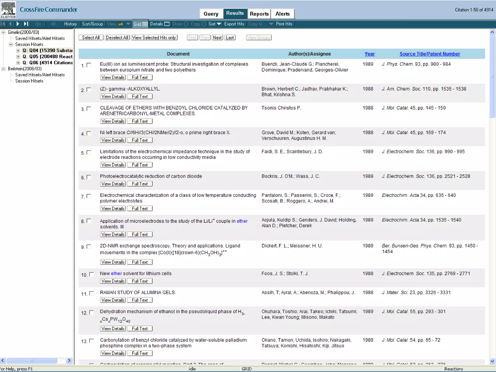 Information Resoruces For Chemists Nov08
