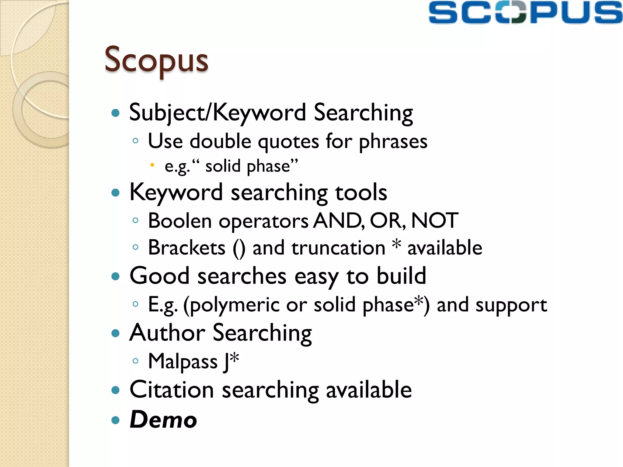 Information Resoruces For Chemists Nov08