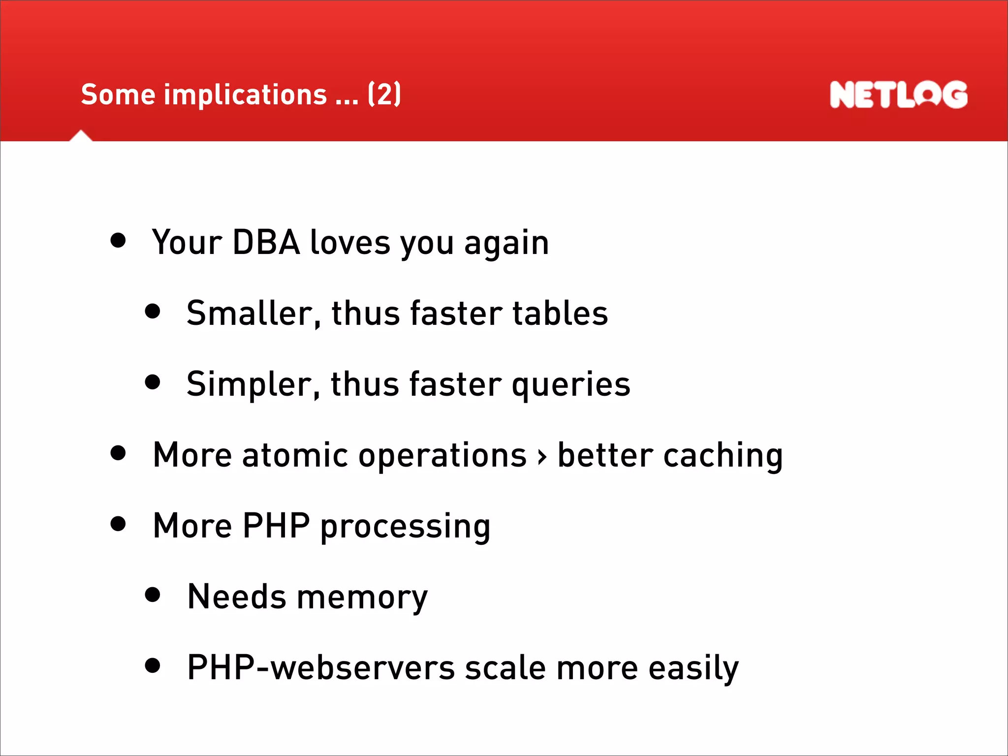 Database Sharding at Netlog