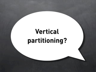 Database Sharding at Netlog