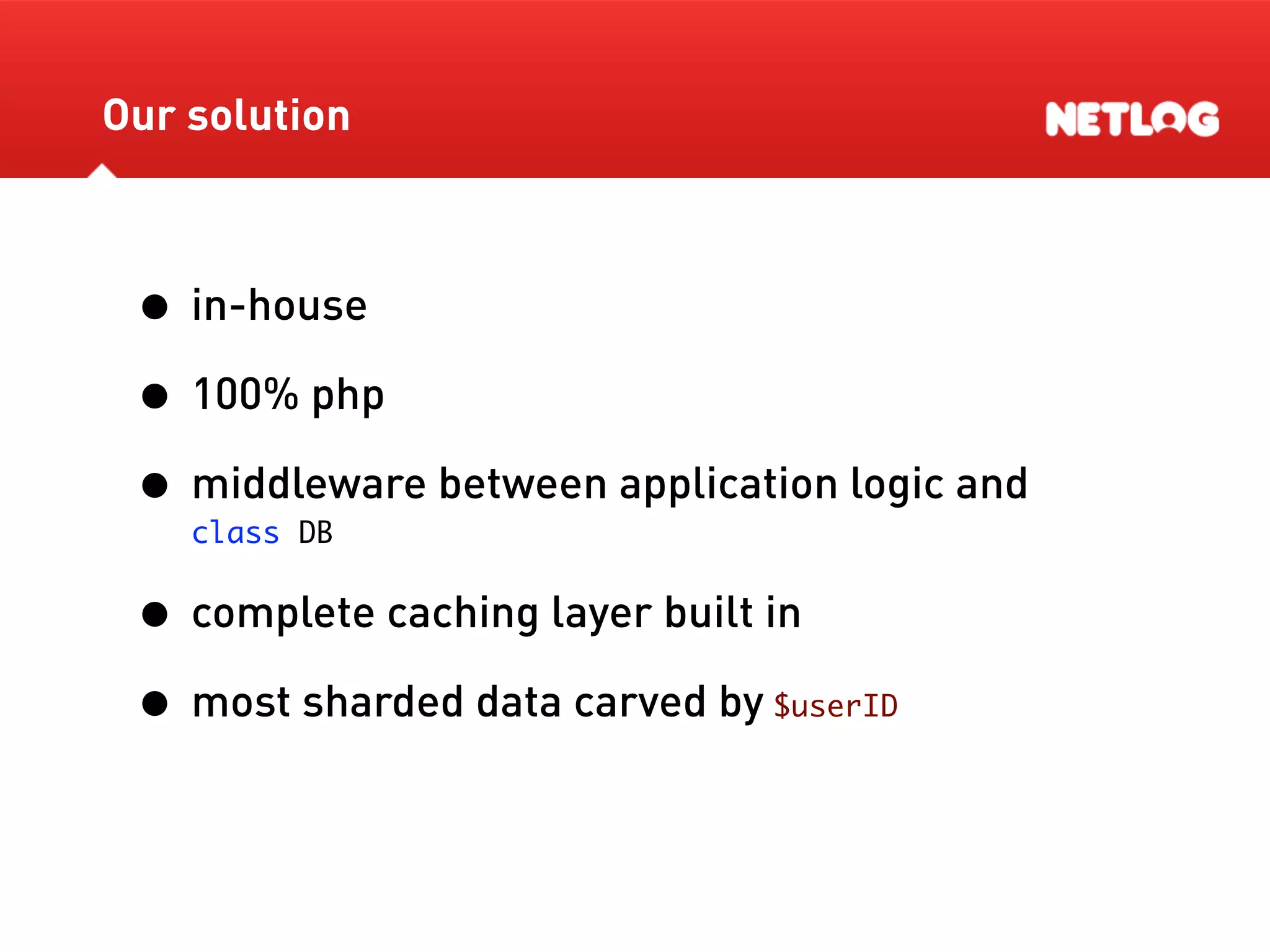 Database Sharding At Netlog