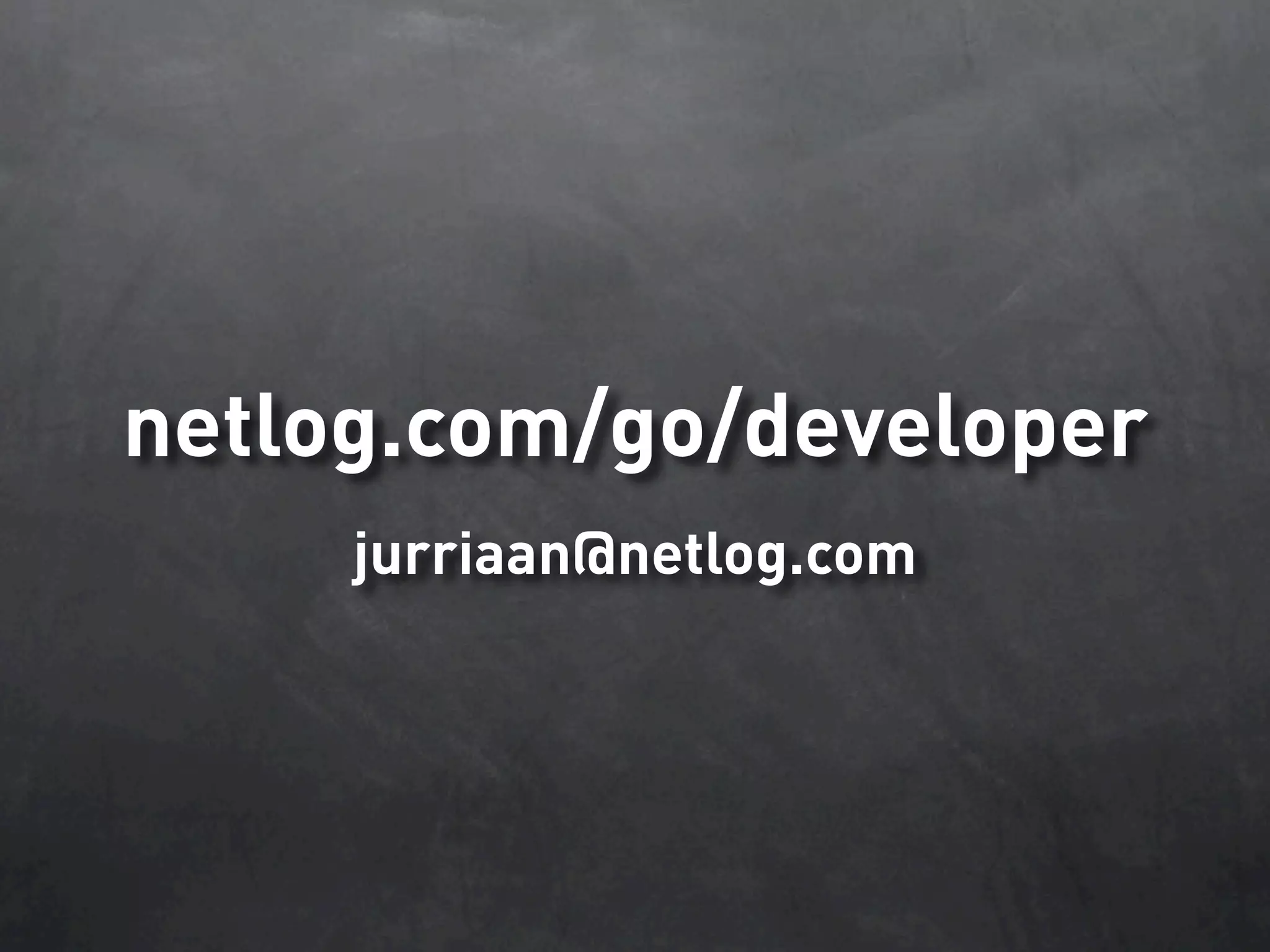Database Sharding At Netlog