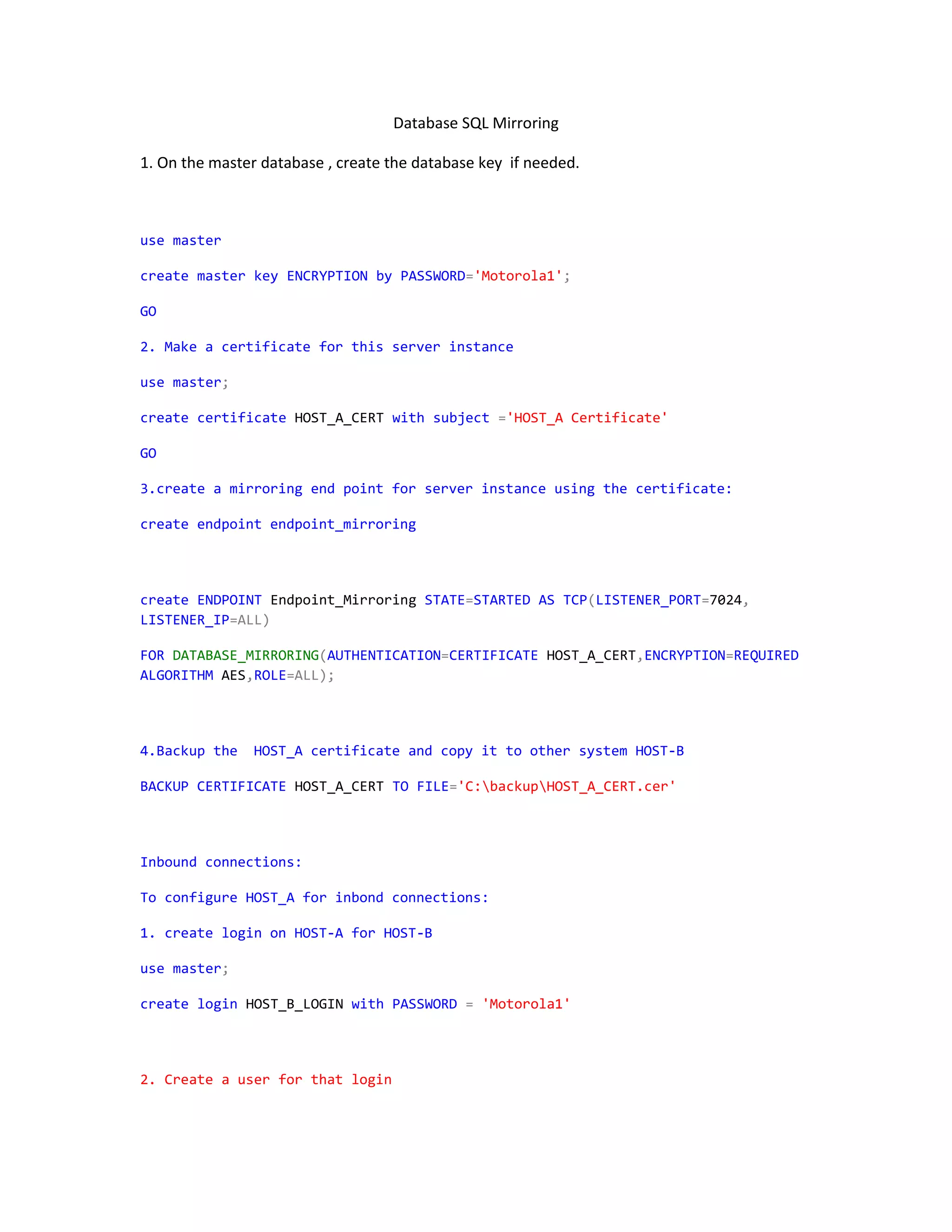 Database sql-mirroring | PDF