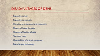 Comprehensive Introduction to Database Concepts and DBMS Fundamentals ...