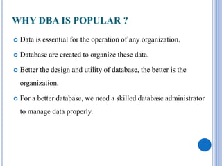 Database administrator