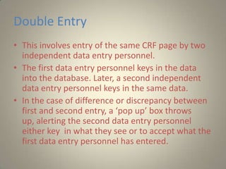 Data base and data entry presentation by mj n somya | PPTX