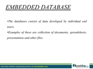 Database and types of database | PPTX | Databases | Computer Software ...